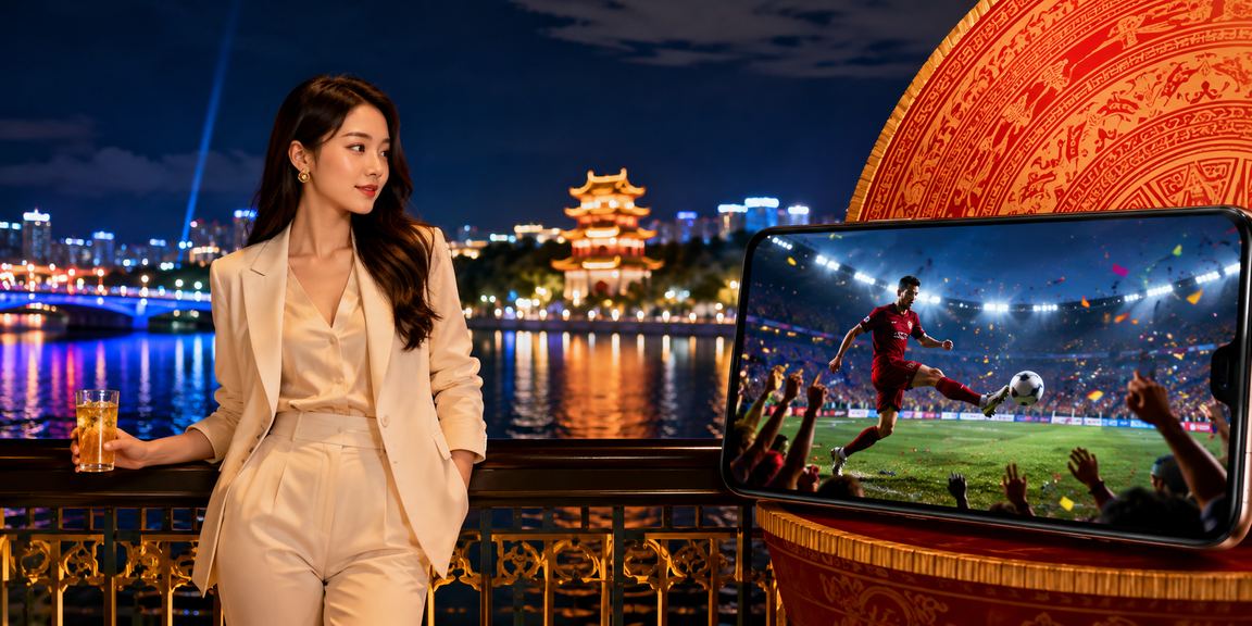 Người dùng theo dõi kết quả cá cược bóng đá tại Huế với giao diện tiếng Việt